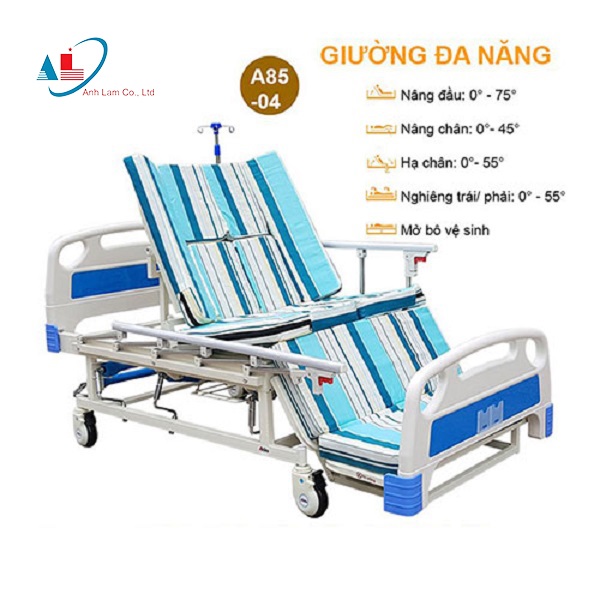 Giường Bệnh Nhân Đa Chức Năng AKIKO A85-04