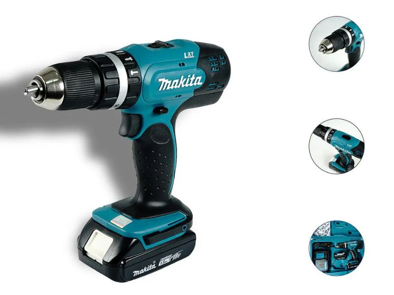 18V Máy khoan búa vặn vít dùng Pin Makita DHP453SYE