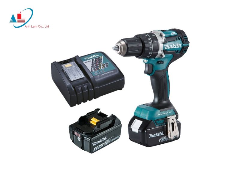 Máy khoan búa chạy pin Makita DHP482RFE 18V