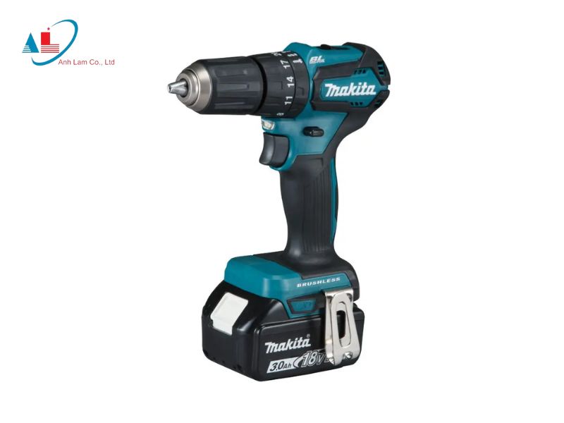 Máy khoan búa vặn vít dùng pin Makita DHP483RFE 18V